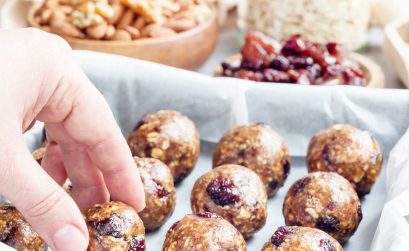 Try this recipe: pre-workout PB & J oat bites