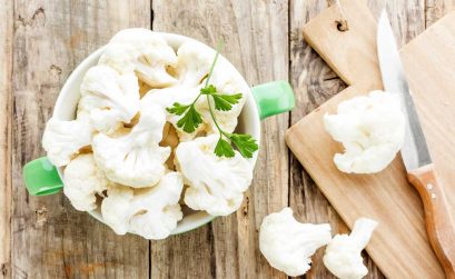 Try this recipe: cauliflower mash with yukon potatoes - low calorie