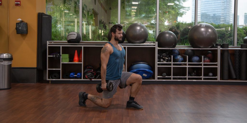 Dumbbell Lunges