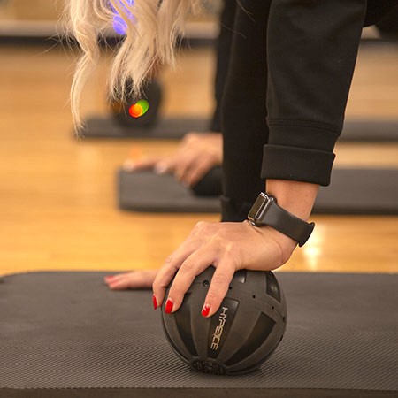 Enhance your Fitness Recovery Routine in Chicago with the Hypersphere Vibrating Ball.